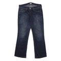 HILFIGER DENIM Womens Jeans Blue Regular Straight Denim Medium W32 L31 Zip