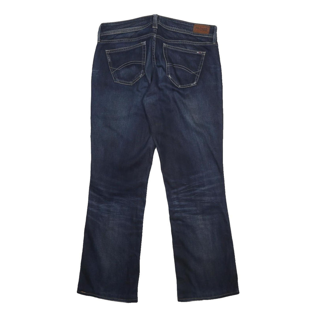 HILFIGER DENIM Womens Jeans Blue Regular Straight Denim Medium W32 L31 Zip