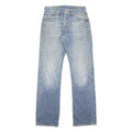 LEVI'S 501 Mens Jeans Blue Regular Straight Denim Light W27 L34 Classic Button