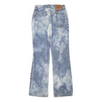 LEVI'S 517 Bootcut Womens Jeans Blue Cotton Blend Regular W26 L30 Bleach Effect