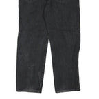 WRANGLER Mens Black Regular Fit Straight Leg Denim Jeans W34 L28 Zip Closure