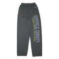 CHAMPION Mens Joggers Grey Suffolk County Print Slim Tapered S W24 L30 Cotton