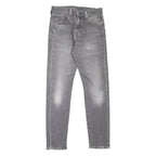 LEVI'S 512 BIG E Jeans Mens Grey Slim Tapered Stone Wash W30 L32