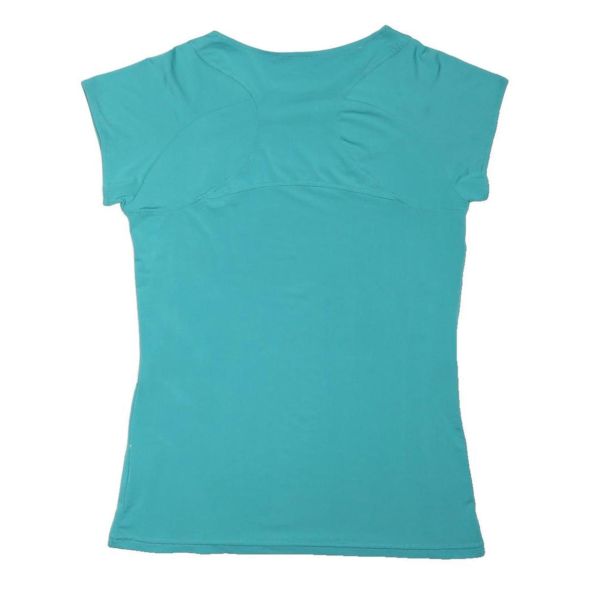 ELLESSE Womens Blue Jersey T-Shirt UK 14 Short Sleeve Round Neck Slim Fit Sports