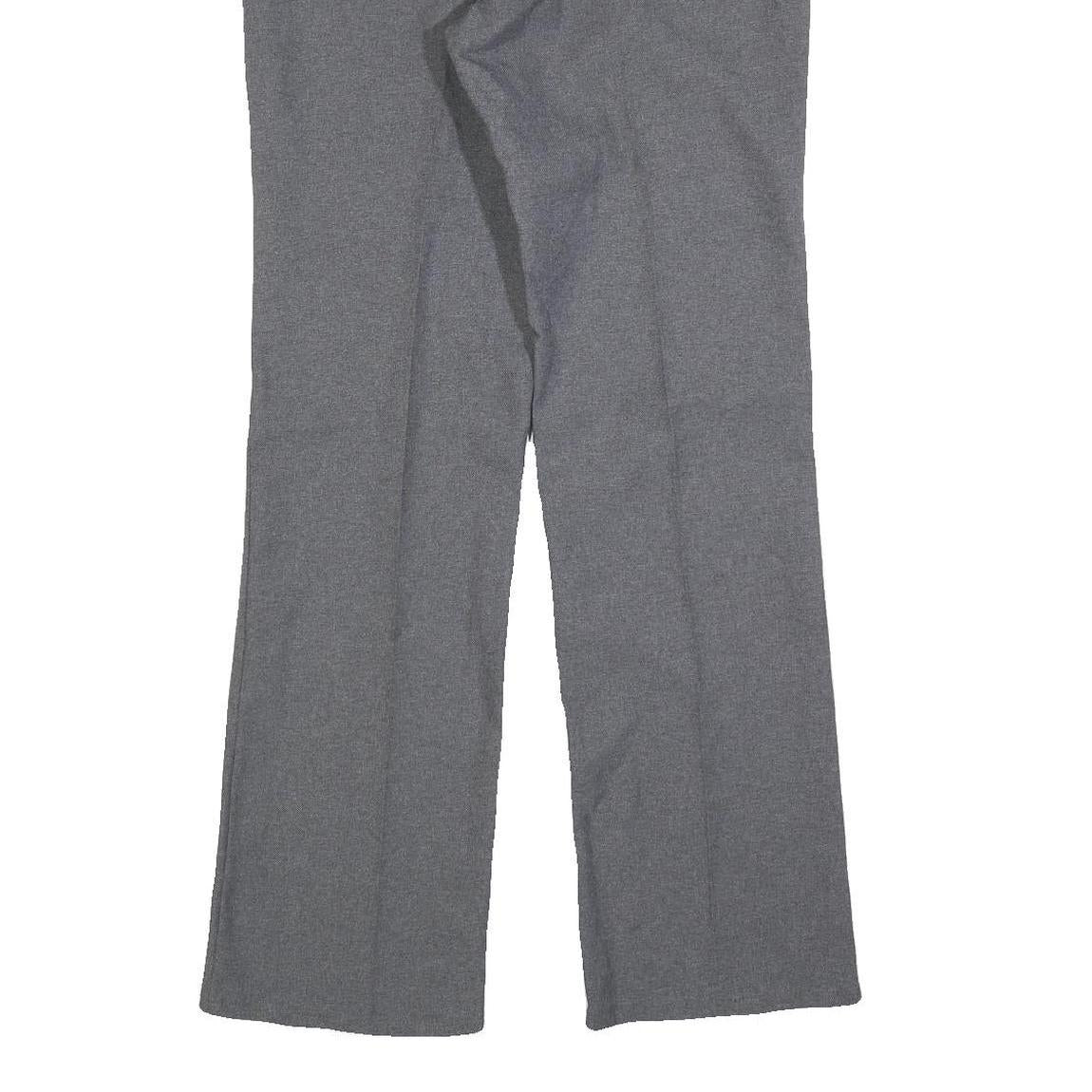 LEVI'S Mens Grey Cotton Blend Regular Straight Trousers W32 L32 Smart Casual