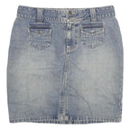 OLD NAVY Womens Blue Denim Mini Skirt Cotton Blend M Casual Everyday Wear