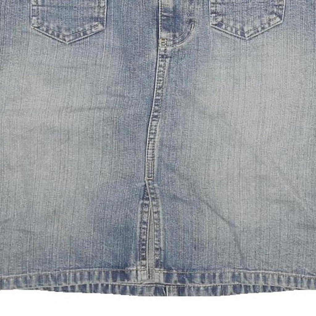 OLD NAVY Womens Blue Denim Mini Skirt Cotton Blend M Casual Everyday Wear