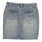 OLD NAVY Womens Blue Denim Mini Skirt Cotton Blend M Casual Everyday Wear