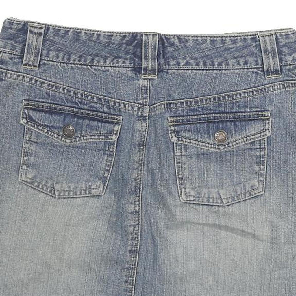 OLD NAVY Womens Blue Denim Mini Skirt Cotton Blend M Casual Everyday Wear