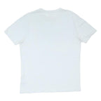 BOSS HUGO BOSS Mens White & Yellow Graphic T-Shirt M Short Sleeve Crew Neck