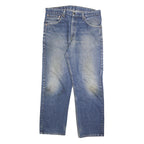 LEVI'S 521 02 Mens Jeans Blue Regular Straight Denim Medium W36 L28 Casual