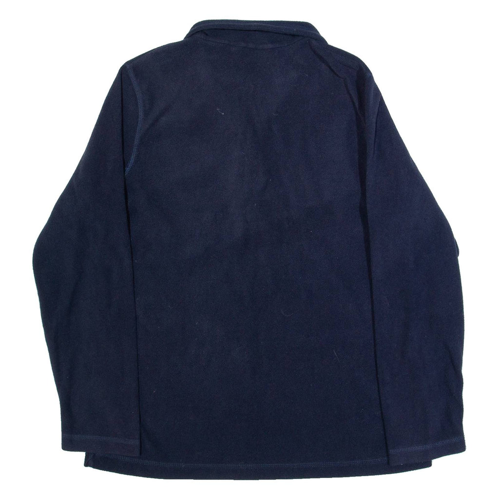 REGATTA Womens Fleece Blue 1/4 Zip UK 10
