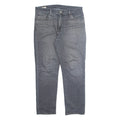 LEVI'S 511 BIG E Jeans Mens Grey Slim Straight Stone Wash W33 L29