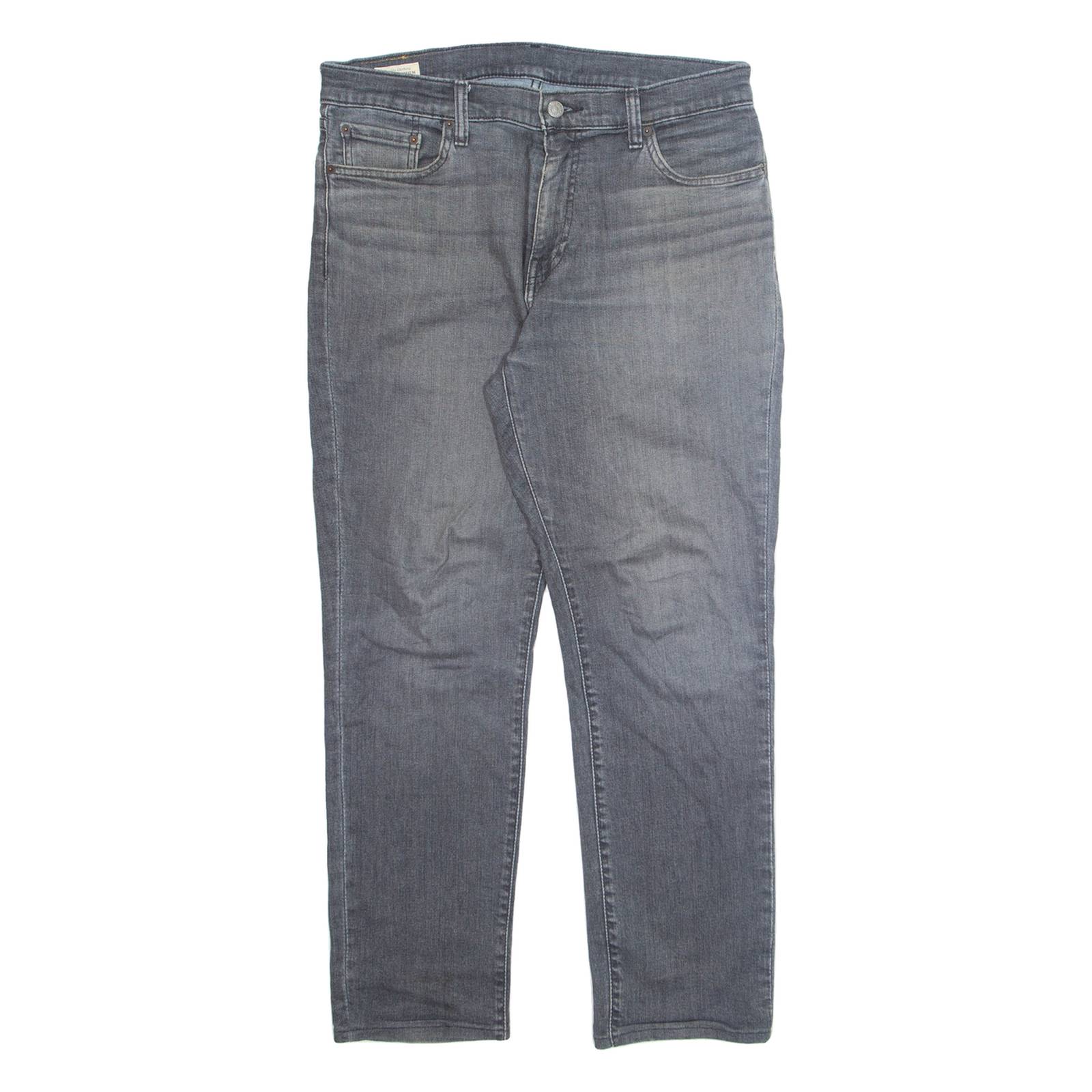 LEVI'S 511 BIG E Jeans Mens Grey Slim Straight Stone Wash W33 L29