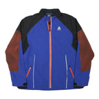 ODLO Womens Blue & Red Sports Performance Jacket S Polyester Blend Zip Athletic