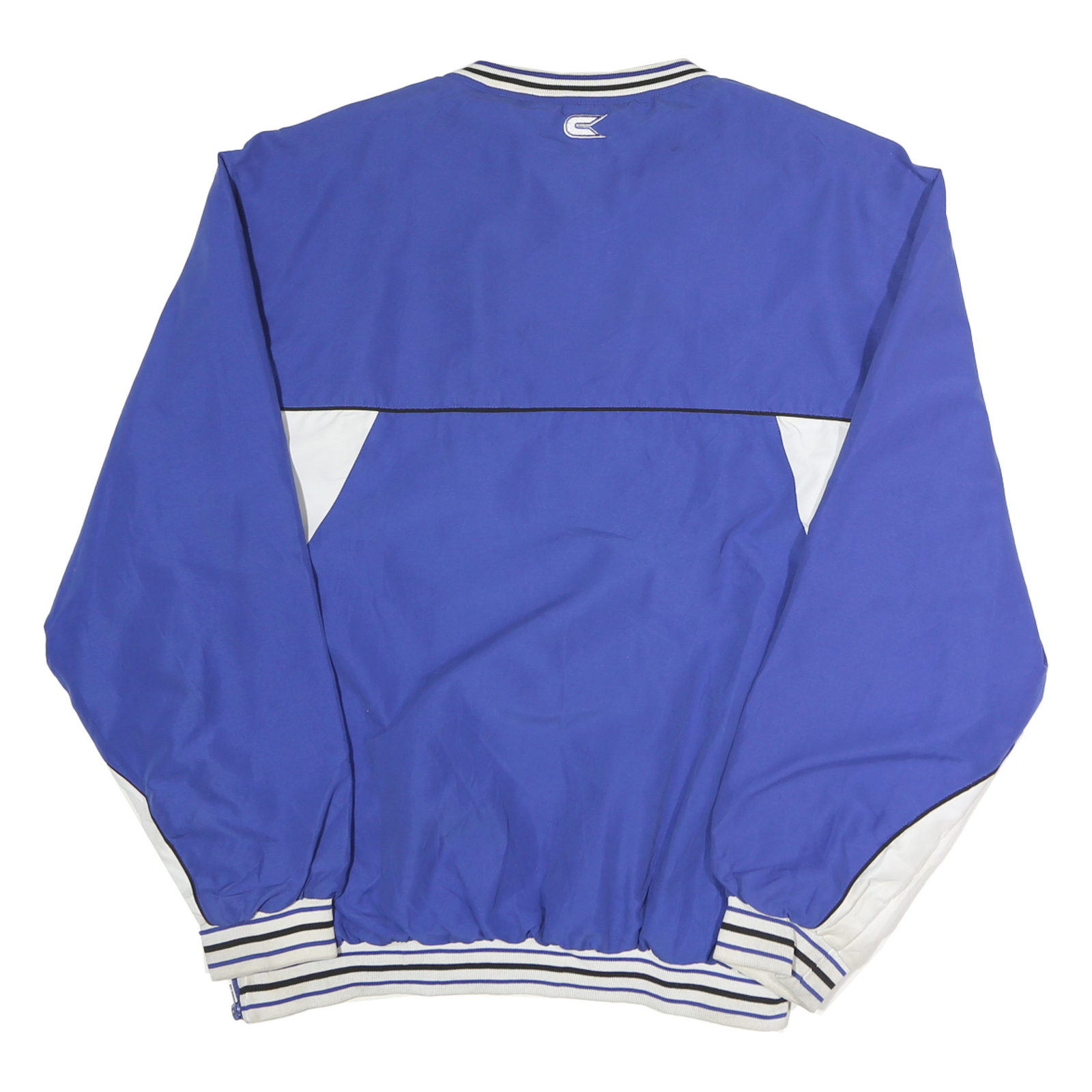 COLOSSEUM ATHLETICS Mens Blue & White ISU Pullover L Sweatshirt V-Neck Athletic