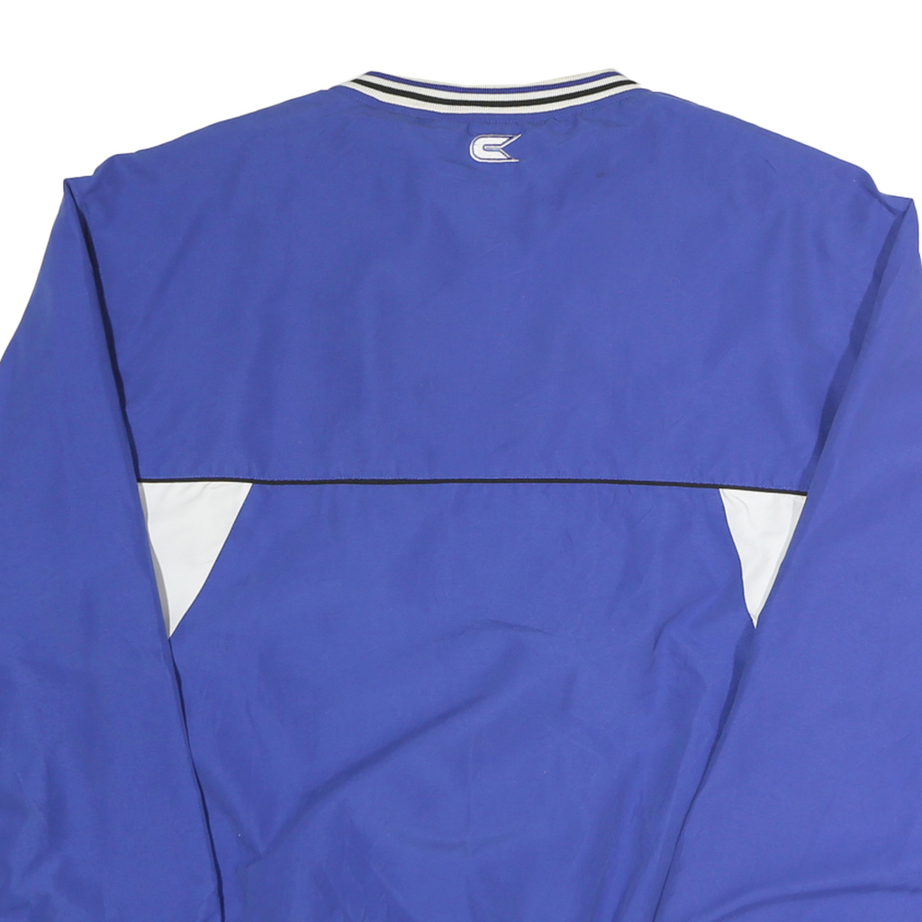 COLOSSEUM ATHLETICS Mens Blue & White ISU Pullover L Sweatshirt V-Neck Athletic