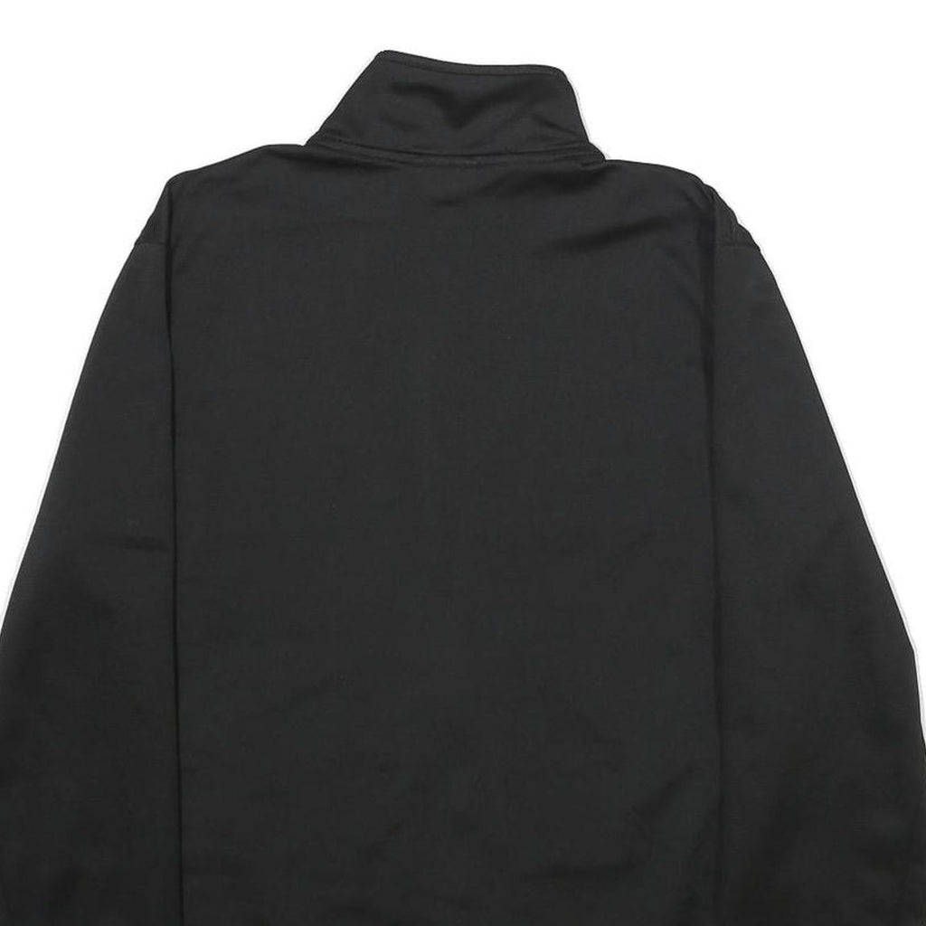 STARTER Mens Black White Colourblock Zip Jacket S Polyester Casual Sportswear