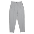 CANDA Womens Classic Grey Trousers W28 L30 Zip Closure Straight Fit Stylish