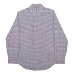 RALPH LAUREN Mens Blue Red Checked Shirt M Classic Button Down Collar Cotton