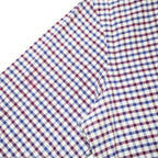 RALPH LAUREN Mens Blue Red Checked Shirt M Classic Button Down Collar Cotton