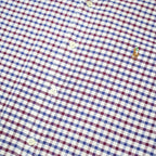 RALPH LAUREN Mens Blue Red Checked Shirt M Classic Button Down Collar Cotton