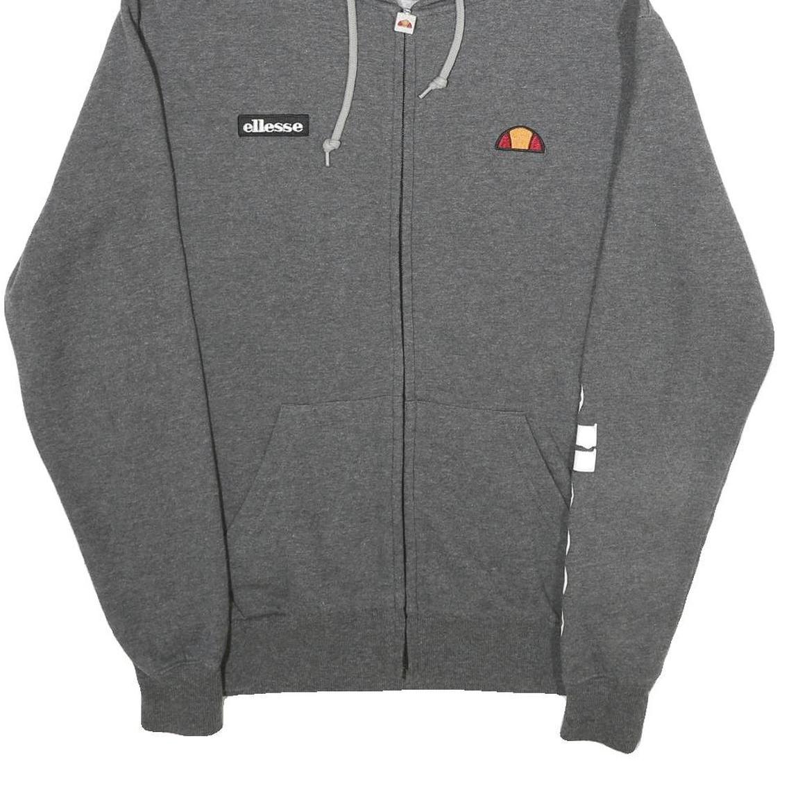 PUMA Womens Grey Cotton Blend Full Zip Hoodie UK 10 Comfort Casual Wear