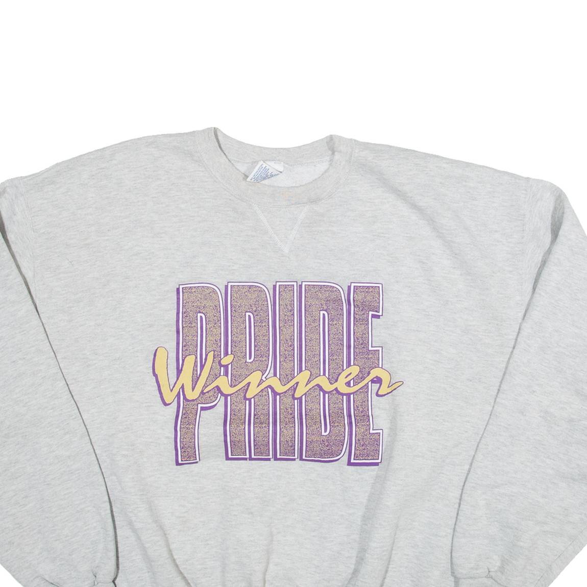 RUSSELL ATHLETIC Mens Sweatshirt Grey XL