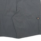 DICKIES Mens Shorts Grey Loose Fit 2XL W42 Classic Workwear Durable Comfort