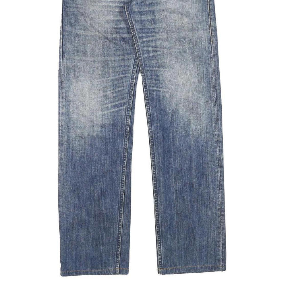 LEVI'S Mens Blue Regular Straight Denim Medium W28 L29 Classic Cotton Blend Zip