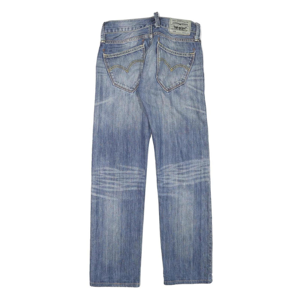 LEVI'S Mens Blue Regular Straight Denim Medium W28 L29 Classic Cotton Blend Zip