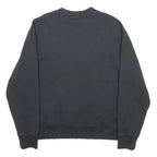 ADIDAS Mens Black Sweatshirt S Crew Neck Cotton Blend Pullover Casual