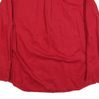 CHAPS Mens Red Shirt XL Button-Down Collar Long Sleeve Cotton Blend Casual