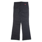 DICKIES Womens Trousers Black Regular Bootcut W32 L32