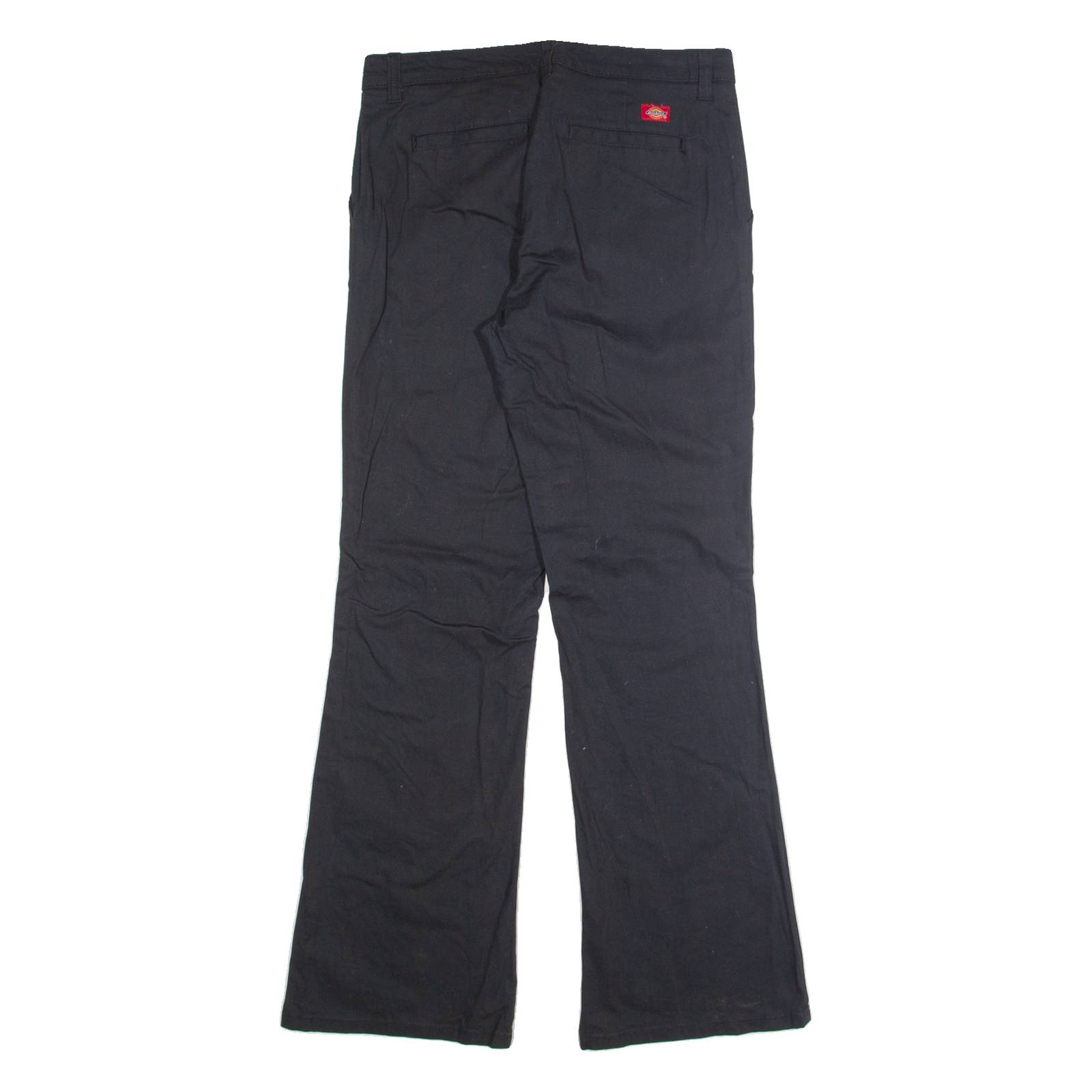DICKIES Womens Trousers Black Regular Bootcut W32 L32
