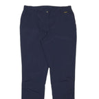 JACK WOLFSKIN Womens Polyamide Slim Navy Blue Trousers W32 L32 Outdoor Zip