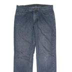 CARHARTT Mens Blue Regular Fit Straight Leg Denim Rinse W38 L34 Workwear Jeans