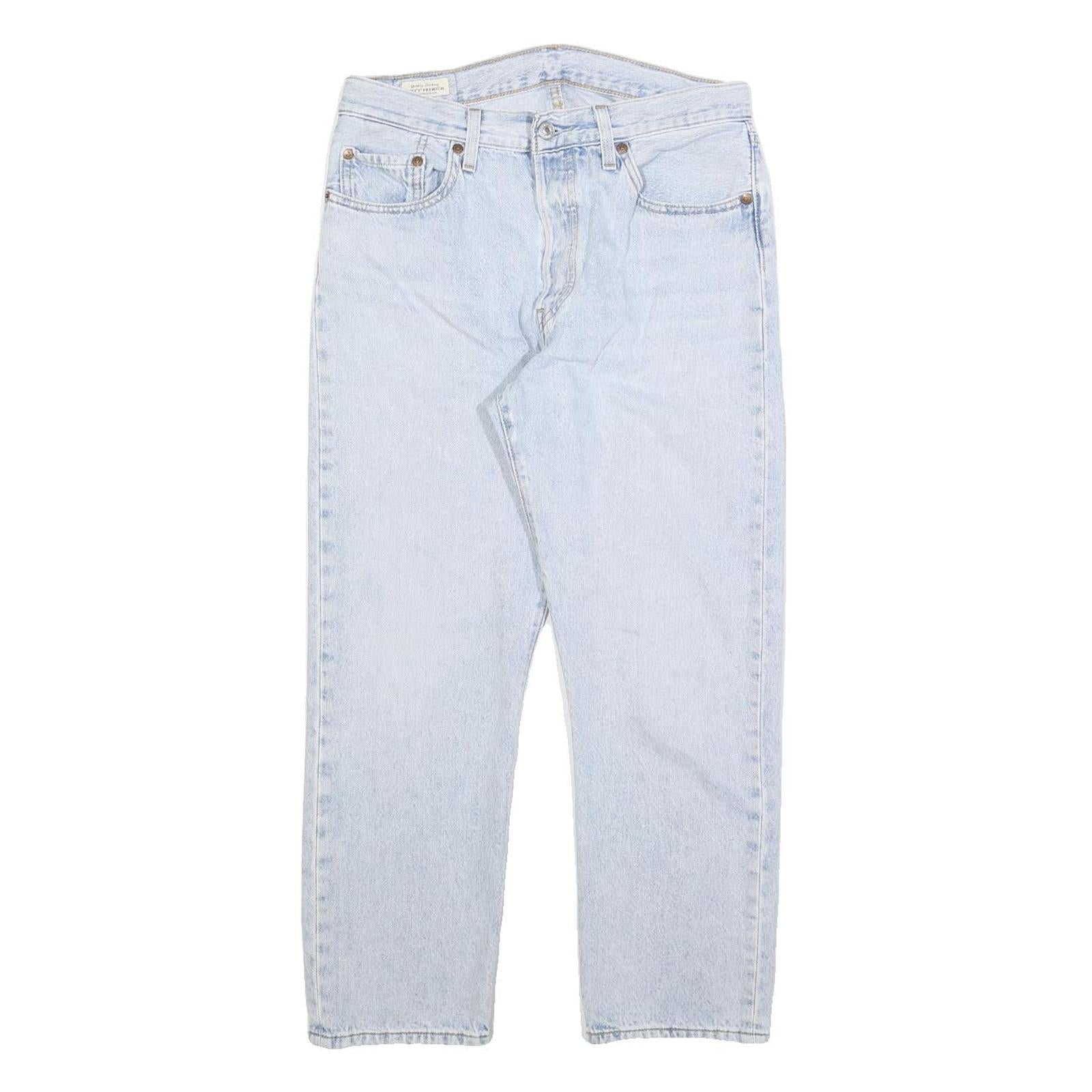 LEVI'S 501 BIG E Womens Jeans Blue Regular Classic Denim Light W28 L26 Retro