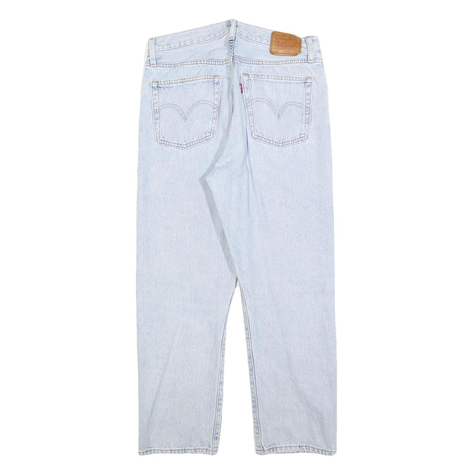 LEVI'S 501 BIG E Womens Jeans Blue Regular Classic Denim Light W28 L26 Retro