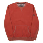 BEN SHERMAN Mens Red Crew Neck L Cotton Blend Sweatshirt Casual Pullover