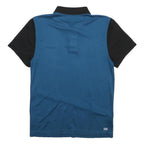 LACOSTE Mens Black & Blue Polo Shirt XS Sport Short Sleeve Logo Ultradry