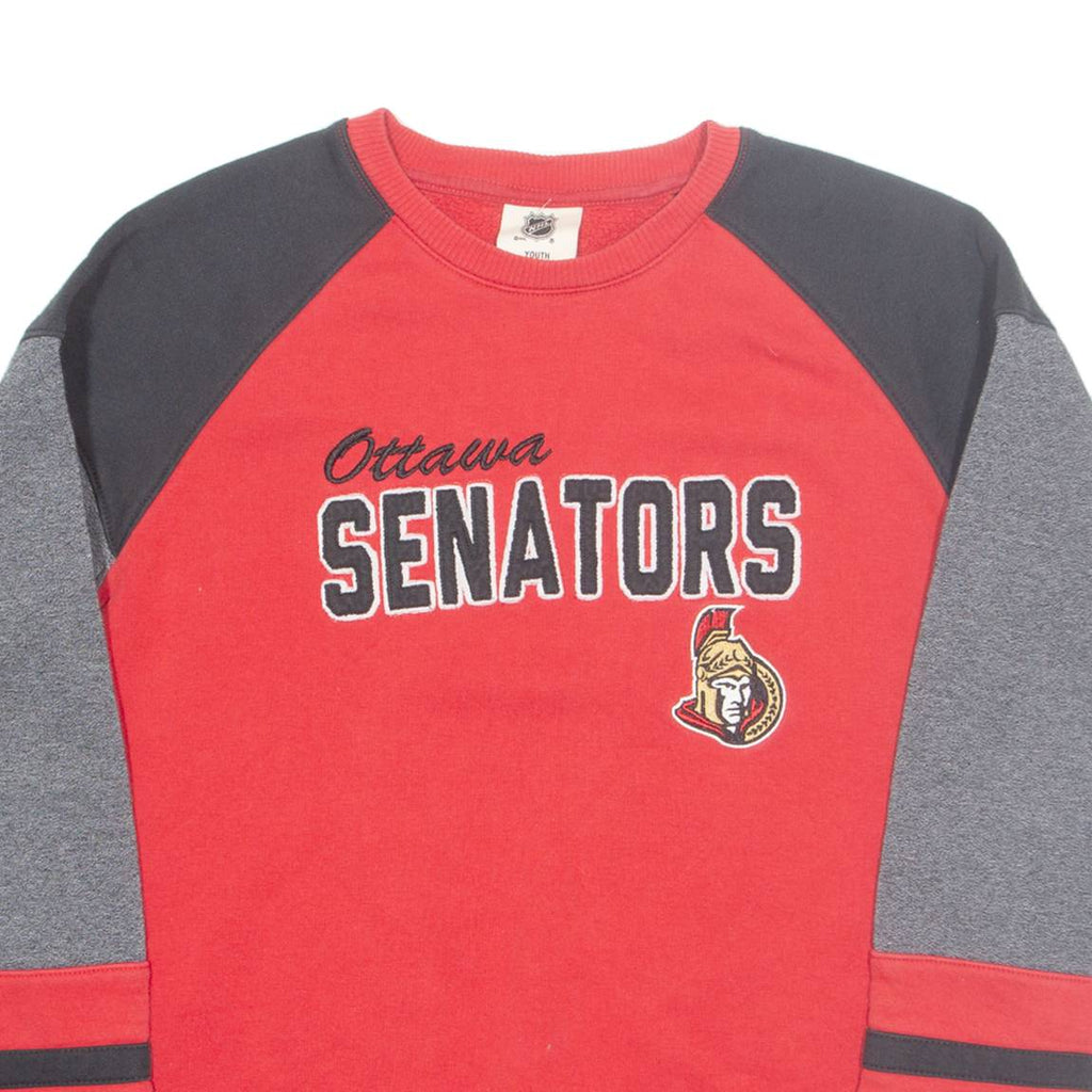 NHL Ottawa Senators Womens Sweatshirt Red USA XL