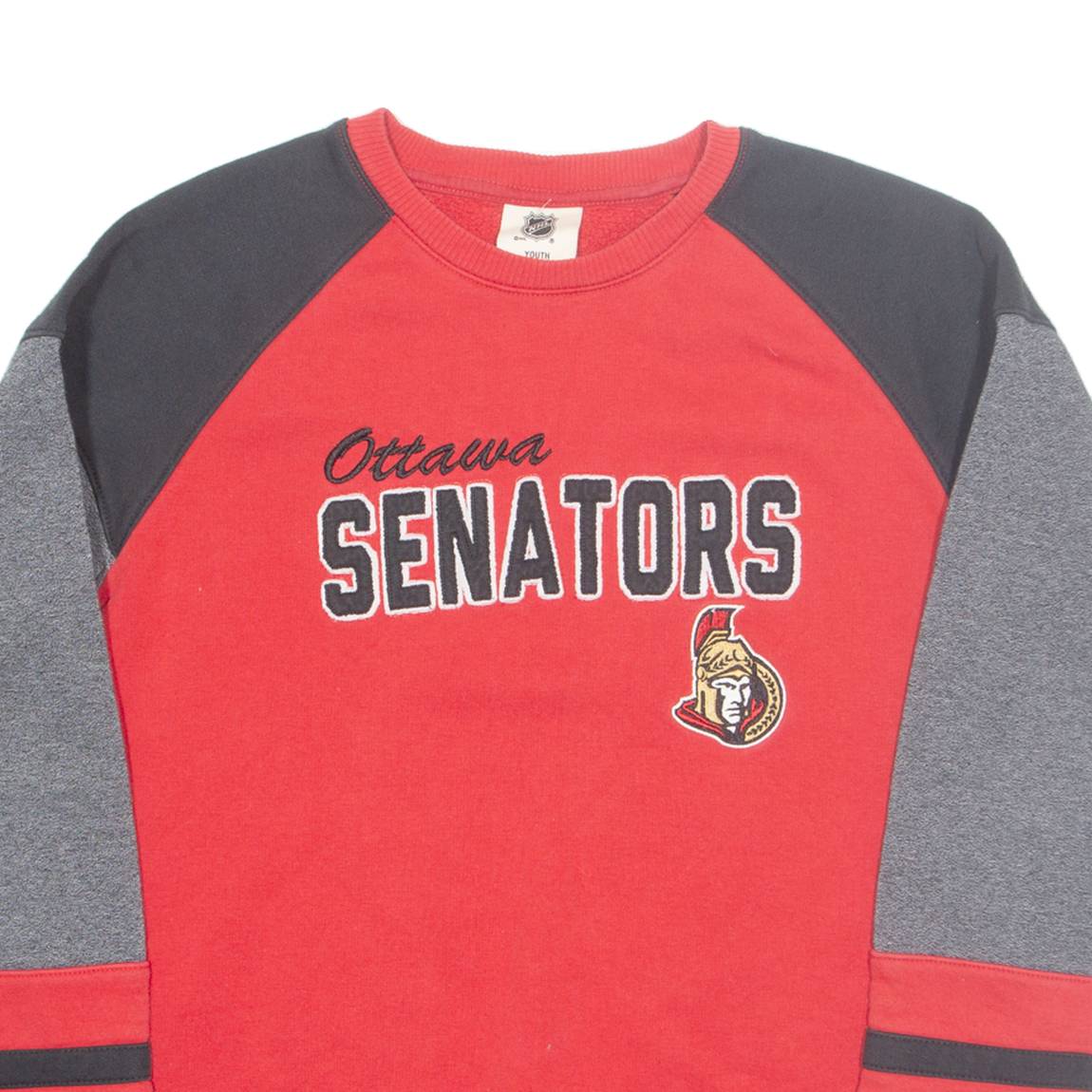 NHL Ottawa Senators Womens Sweatshirt Red USA XL