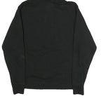 FILA Womens Black Hoodie S Cotton Pullover Sweatshirt Logo Print