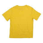 CONVERSE Mens Yellow Graphic T-Shirt XL Short Sleeve Crew Neck Casual Cotton