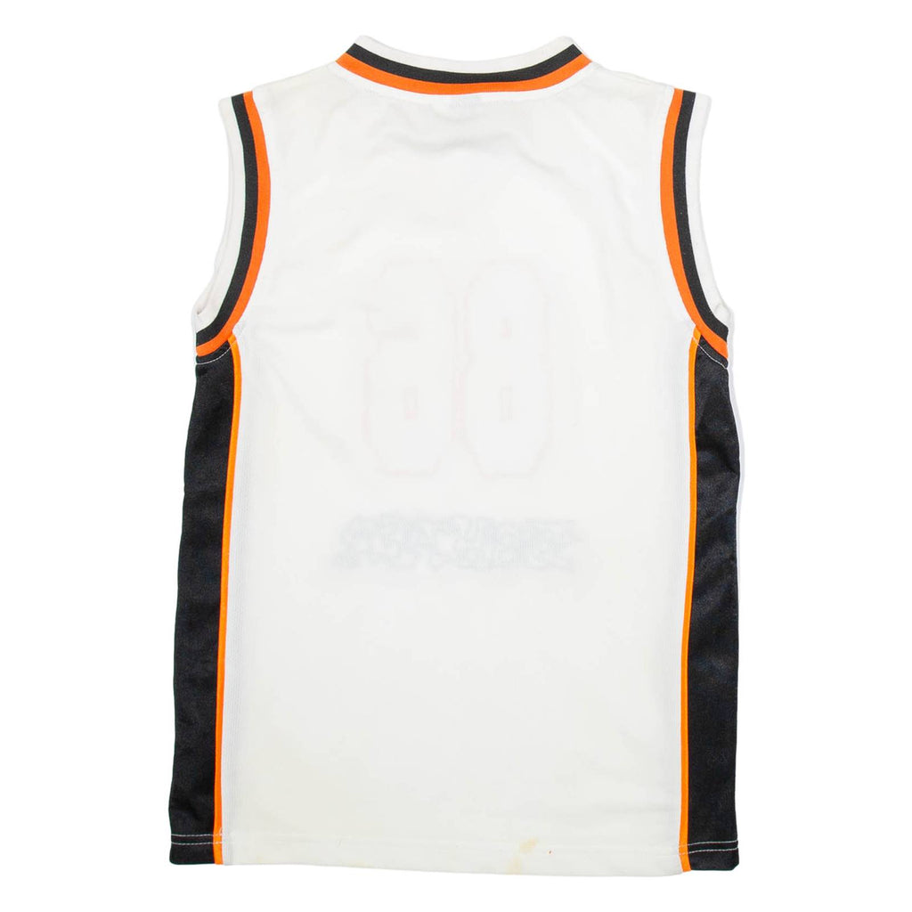 HERE AND THERE Mens Vest White Sleeveless V-Neck S