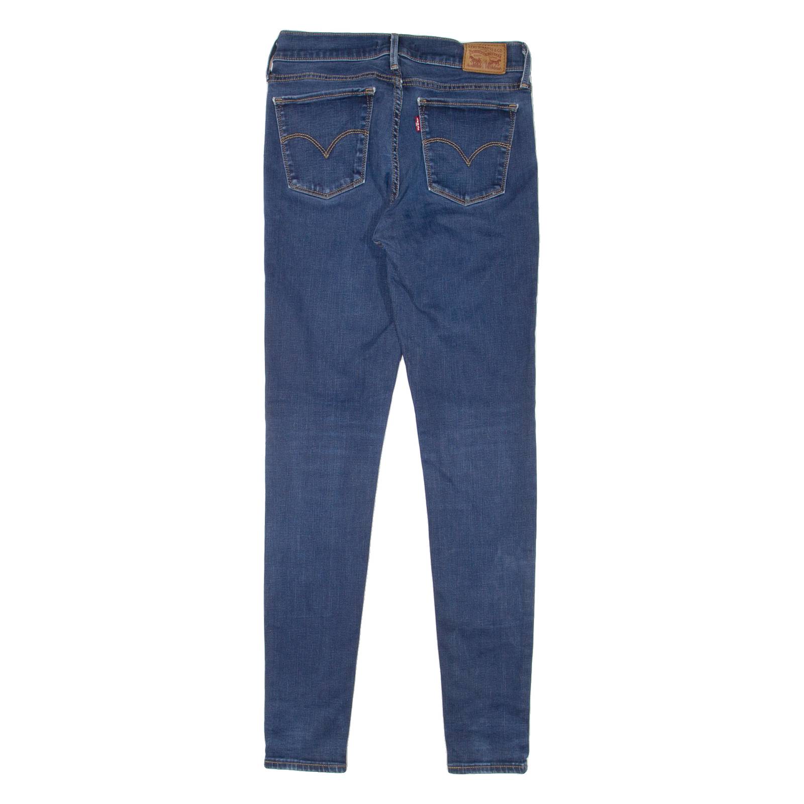 LEVI'S 710 Womens Jeans Blue Slim Skinny W25 L30