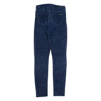 7 FOR ALL MANKIND Womens Corduroy Trousers Blue Slim Skinny W26 L28