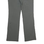 POLARINO Womens Polyester Blend Green Regular Fit Straight Leg Trousers W32 L34