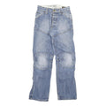G-STAR Mens Jeans Blue Relaxed Straight Denim Medium W26 L29 Button Closure